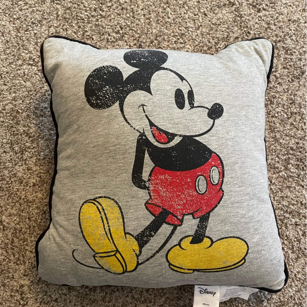 Mickey Mouse throw pillow
